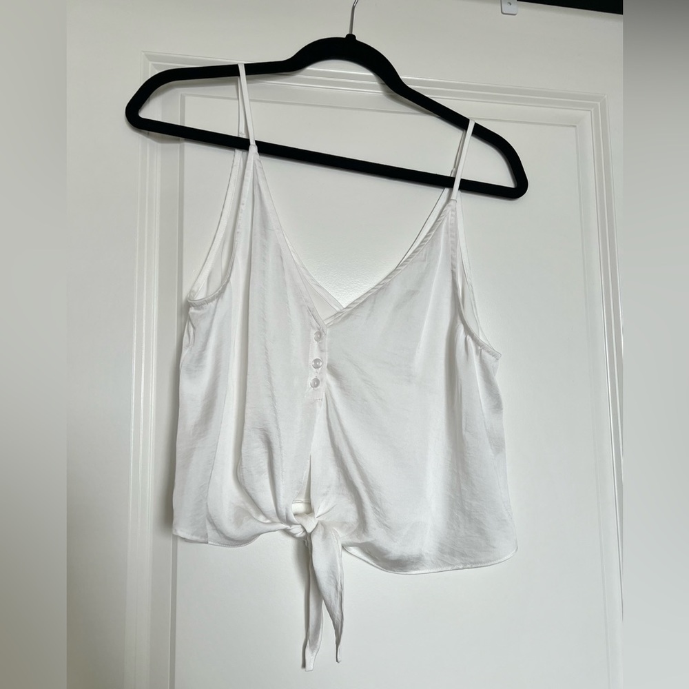 White crop top